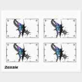 Sticker Rectangulaire Étoile de chat cosmique (Feuille)