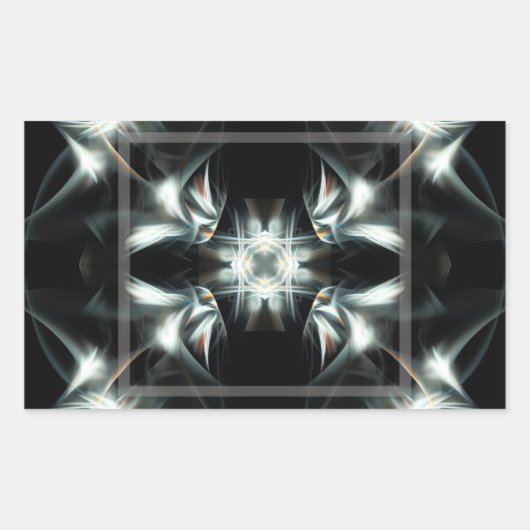 Sticker Rectangulaire Étoile décorative (Devant)
