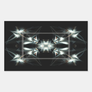 Sticker Rectangulaire Étoile décorative