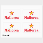 Sticker Rectangulaire Étoiles de l'Espagne – Majorque (Feuille)