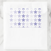 Sticker Rectangulaire Étoiles Patriotique Blue Ombre (Sac)