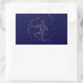 Sticker Rectangulaire étoiles sagittaire (Sac)