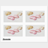 Sticker Rectangulaire Étude sur la pomme de terre 1993 (Feuille)