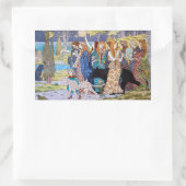 Sticker Rectangulaire Eugene Grasset - Panneau décoratif harmonique (Sac)
