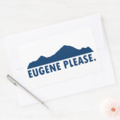 Sticker Rectangulaire Eugene Oregon S'Il Vous Plaît (Enveloppe)