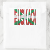 Sticker Rectangulaire Euskadi - Basque flag (Sac)