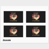 Sticker Rectangulaire Every Once In A While A Dog Enters (Feuille)