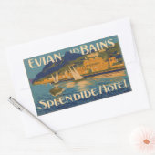 Sticker rectangulaire Evian Les Bain Suisse (Enveloppe)