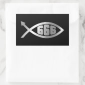 Sticker Rectangulaire Évolution - 666 (Sac)