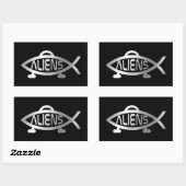 Sticker Rectangulaire Evolution - Aliens (Feuille)