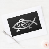 Sticker Rectangulaire Evolution - Aliens (Enveloppe)