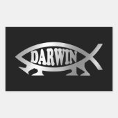 Sticker Rectangulaire Evolution - Darwin (Devant)