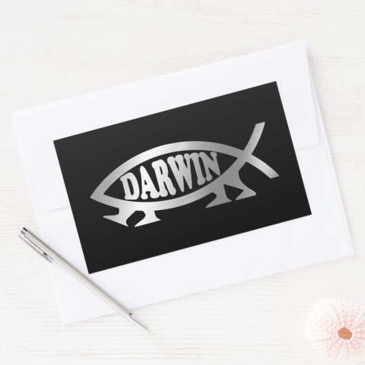 Sticker Rectangulaire Evolution - Darwin (Enveloppe)