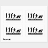 Sticker Rectangulaire Évolution de la boisson (Feuille)