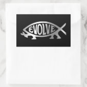 Sticker Rectangulaire Évolution - Évolution (Sac)
