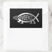 Sticker Rectangulaire Évolution - Foi / Preuve (Sac)