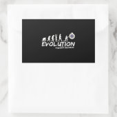 Sticker Rectangulaire Evolution mécanique d'Aircraft (Sac)