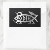 Sticker Rectangulaire Evolution - Odin (Sac)
