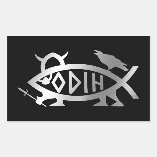 Sticker Rectangulaire Evolution - Odin (Devant)
