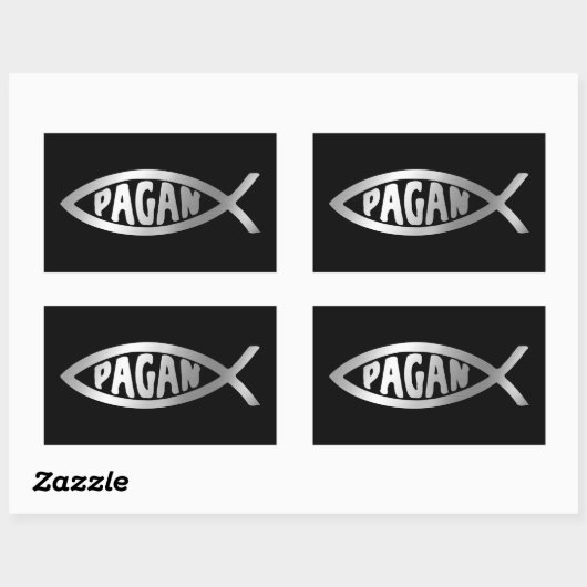 Sticker Rectangulaire Évolution - Pagan (Feuille)