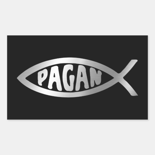 Sticker Rectangulaire Évolution - Pagan (Devant)