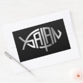 Sticker Rectangulaire Evolution - Satan + (Enveloppe)