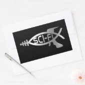 Sticker Rectangulaire Evolution - Sci-Fi (Enveloppe)