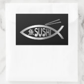 Sticker Rectangulaire Evolution - Sushi (Sac)