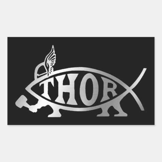 Sticker Rectangulaire Évolution - Thor (Devant)