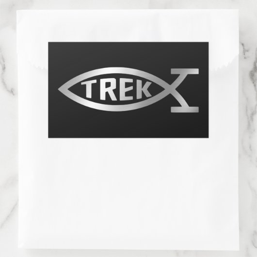 Sticker Rectangulaire Évolution - Trek (Sac)