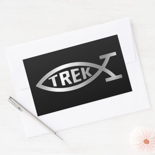 Sticker Rectangulaire Évolution - Trek (Enveloppe)