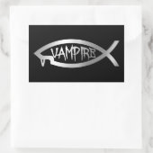 Sticker Rectangulaire Evolution - Vampire (Sac)