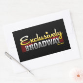 Sticker Rectangulaire ExclusivelyBroadway.com (Enveloppe)