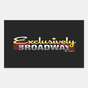 Sticker Rectangulaire ExclusivelyBroadway.com
