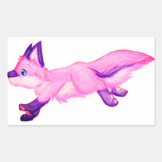 Sticker Rectangulaire Exécuter (Devant)