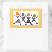 Sticker Rectangulaire Exercice pour le plaisir (Sac)