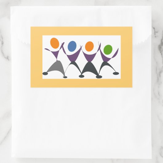 Sticker Rectangulaire Exercice pour le plaisir (Sac)