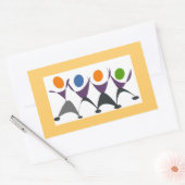 Sticker Rectangulaire Exercice pour le plaisir (Enveloppe)