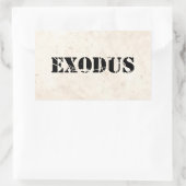 Sticker Rectangulaire Exode 4 (Sac)