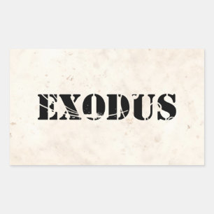 Sticker Rectangulaire Exode 4