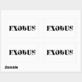 Sticker Rectangulaire Exode 5 (Feuille)