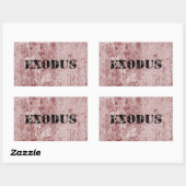 Sticker Rectangulaire Exode 6 (Feuille)