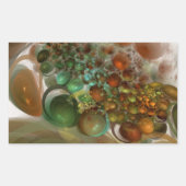 Sticker Rectangulaire Expansion Saturne (Devant)