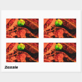 Sticker Rectangulaire explorateur de moustiques (Feuille)