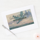Sticker Rectangulaire Explorer (Enveloppe)