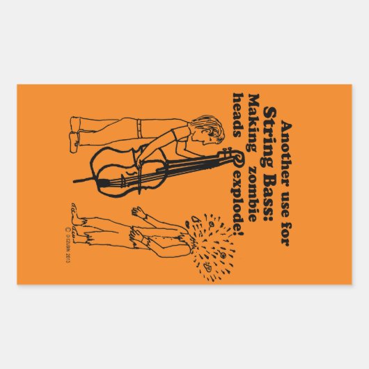 Sticker Rectangulaire Explosé De Basse De Chaîne (Devant)