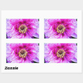 Sticker Rectangulaire Explosion rose (Feuille)