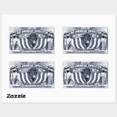 Sticker Rectangulaire Exposition panaméricaine de 1901 (Feuille)