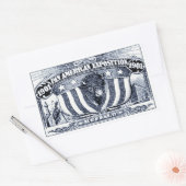 Sticker Rectangulaire Exposition panaméricaine de 1901 (Enveloppe)