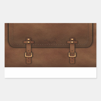 Sticker Rectangulaire express satchel Pony cuir